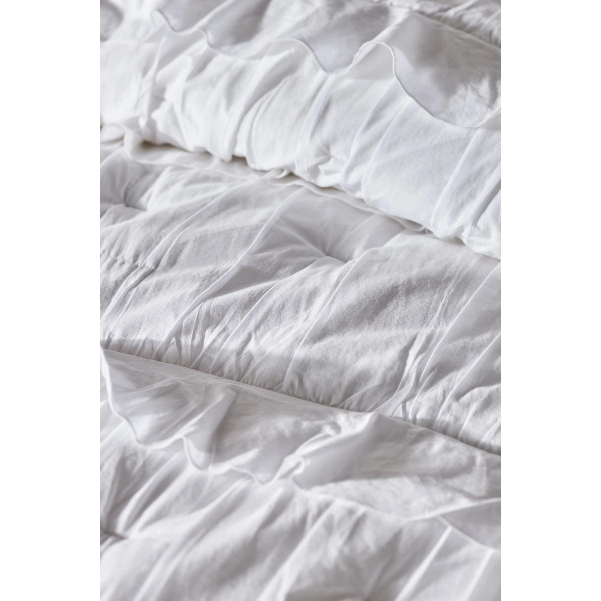 Zaida Ruffled Voile Quilted Bedspread – image 2
