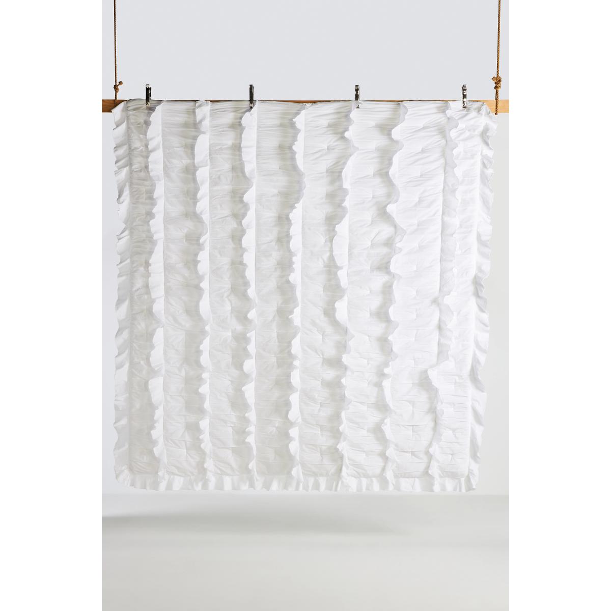 Zaida Ruffled Voile Quilted Bedspread – image 3