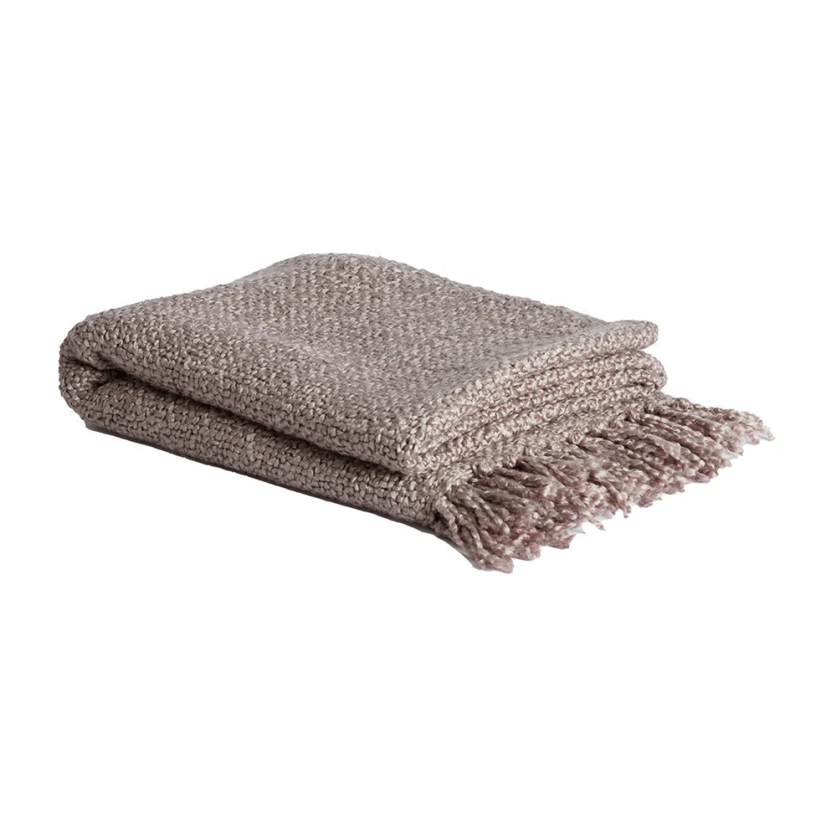 Grey Woven Throw – image 1