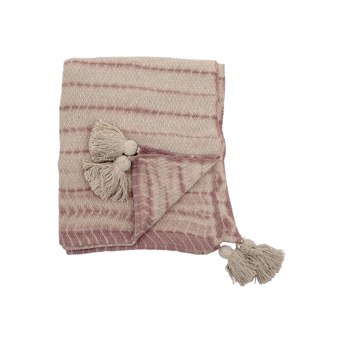 Blush Throw Blanket, Pink | Barker & Stonehouse