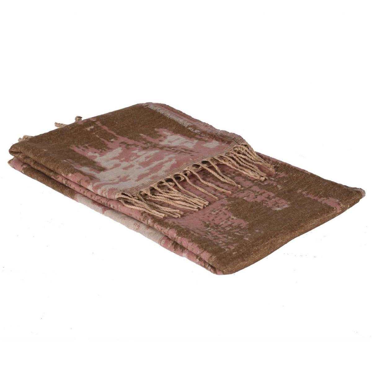 Pink Abstract Throw – image 2