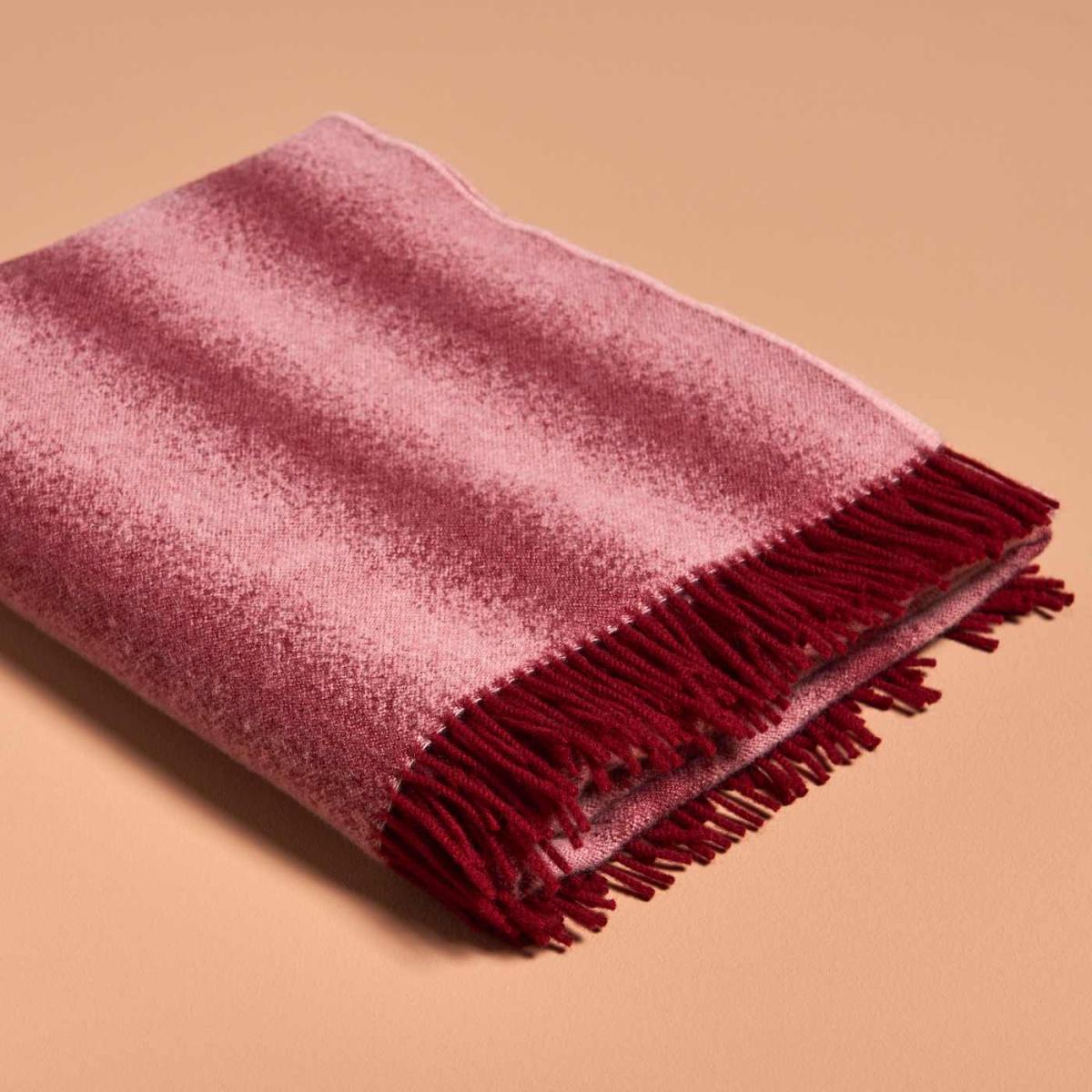 Burgundy and Blush Tide Blanket – image 3