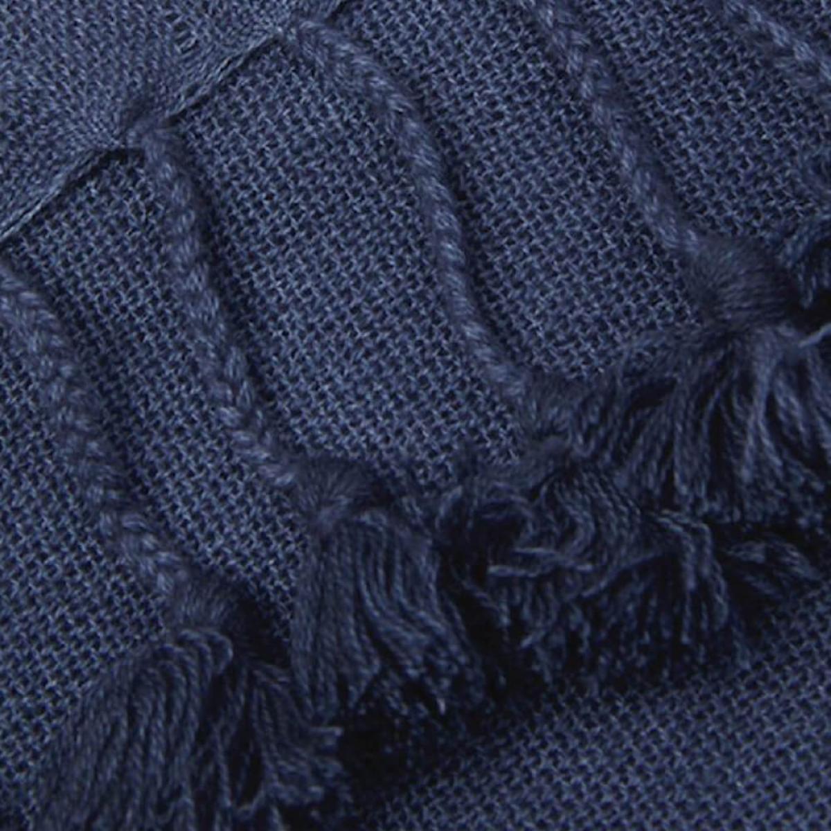 Peace Wanaka Cashmere Throw with Pompoms – image 2