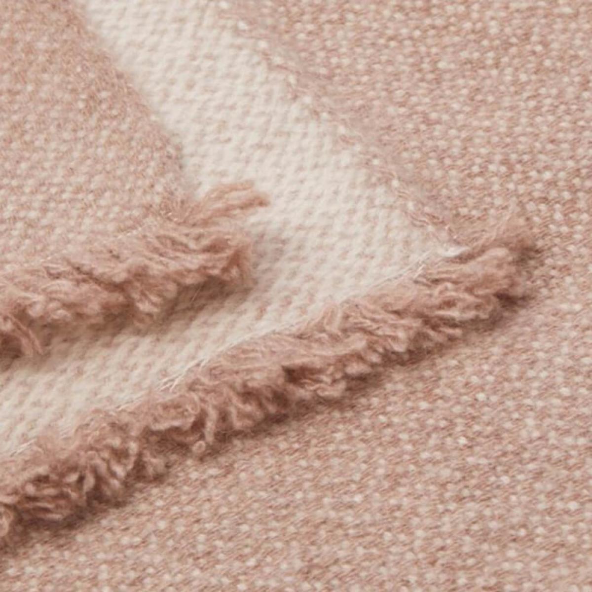 Toast & White Brickstone Cashmere Blanket – image 2