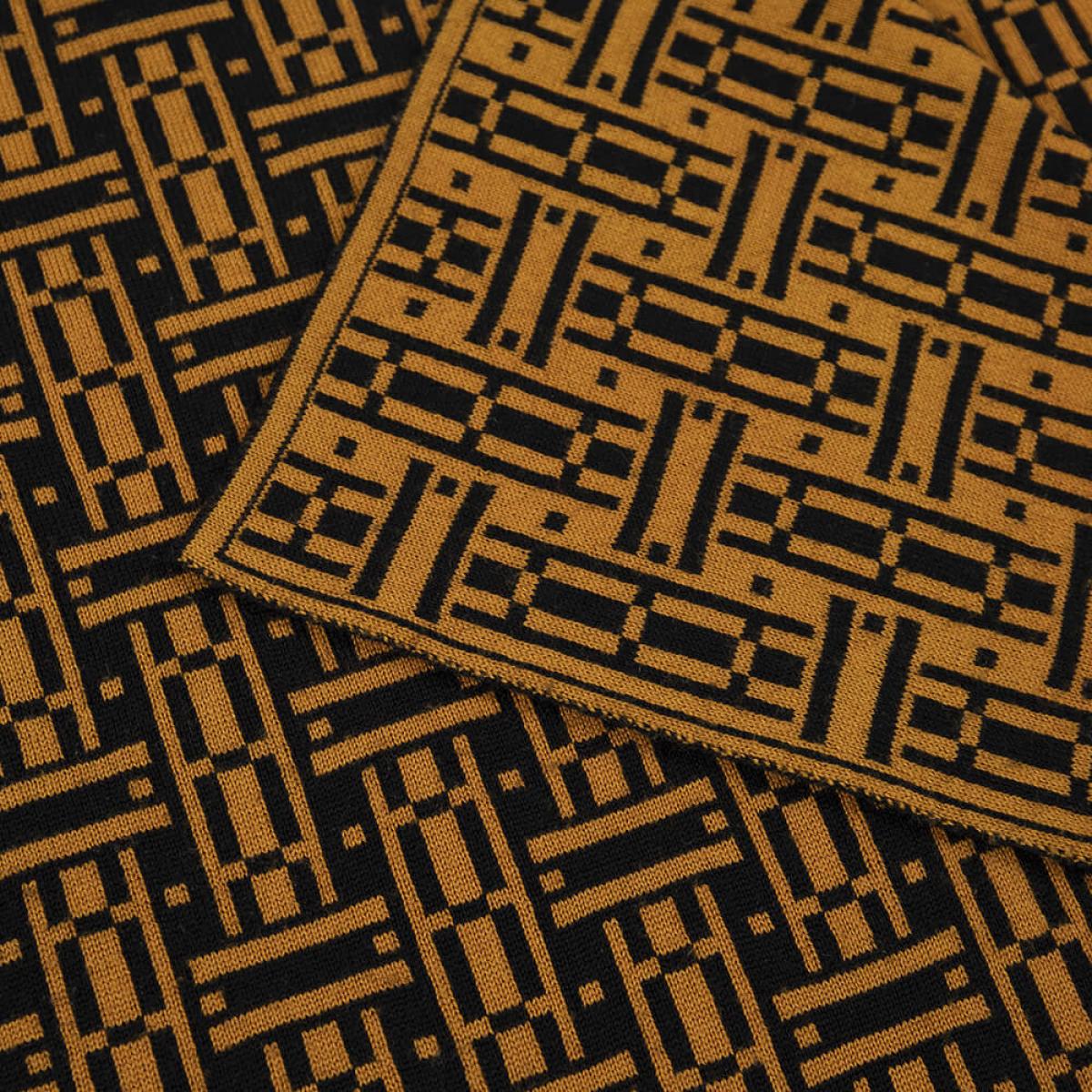 Saffron Parquet Throw – image 5