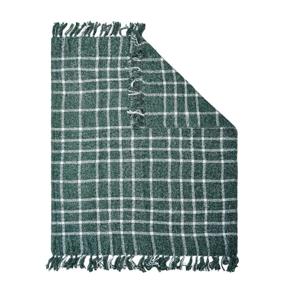Chequers Throw, Green – image 2