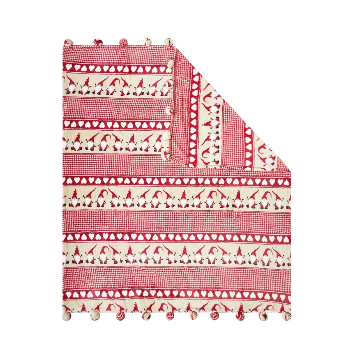 Christmas Gonk Throw, Red – image 2