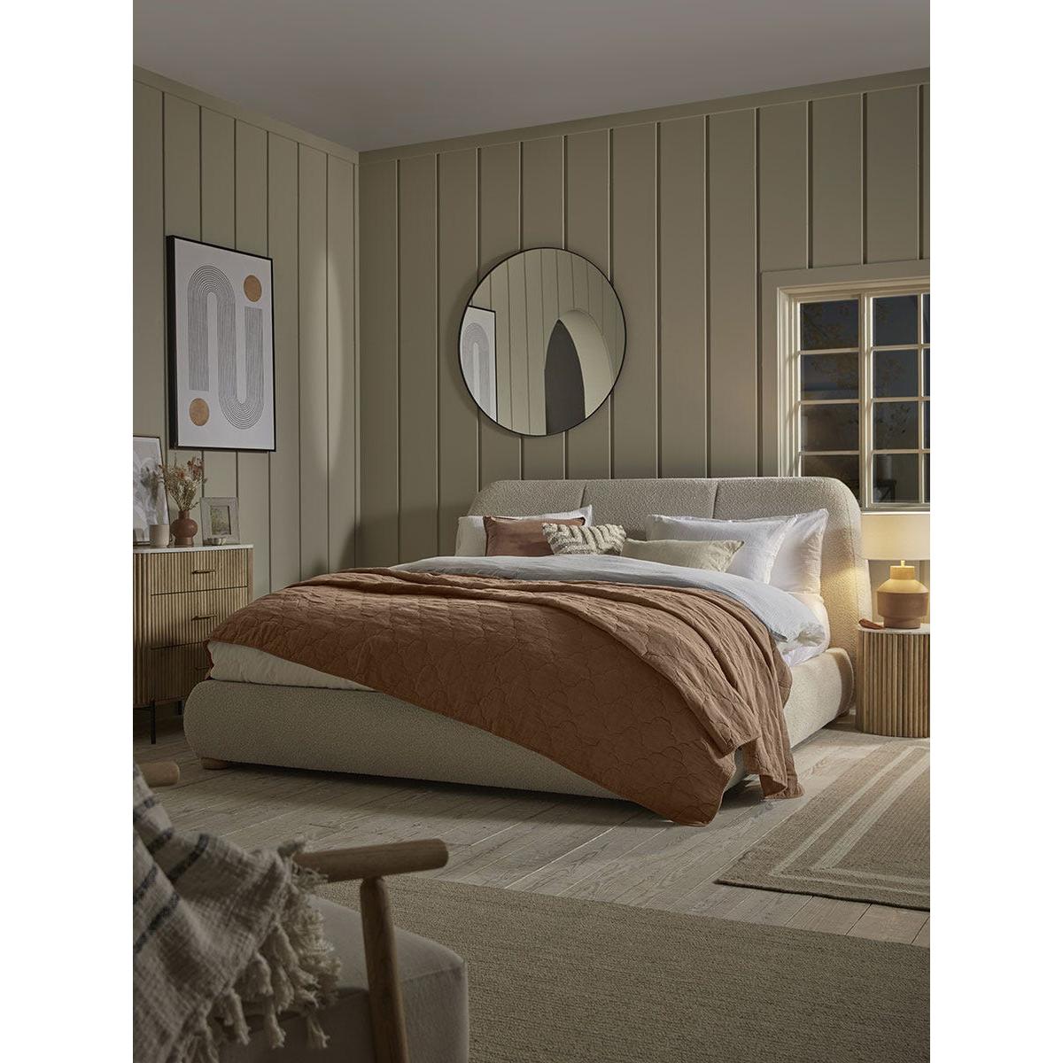 Quilted Bedspread - Terracotta – image 4