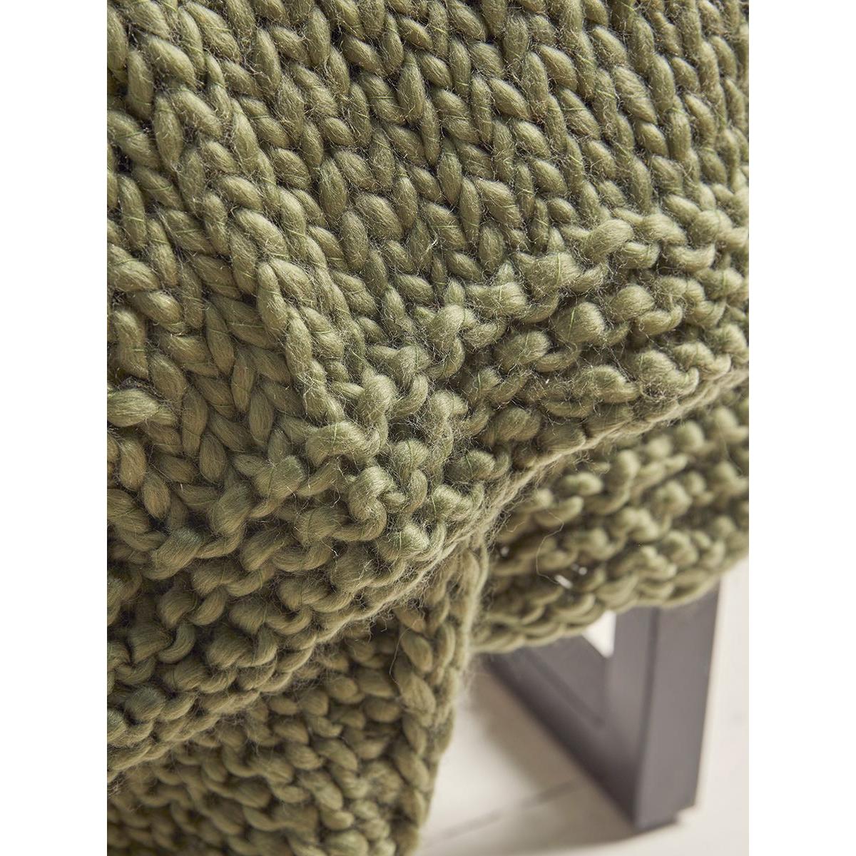 Cable Knit Diamond Throw – image 4