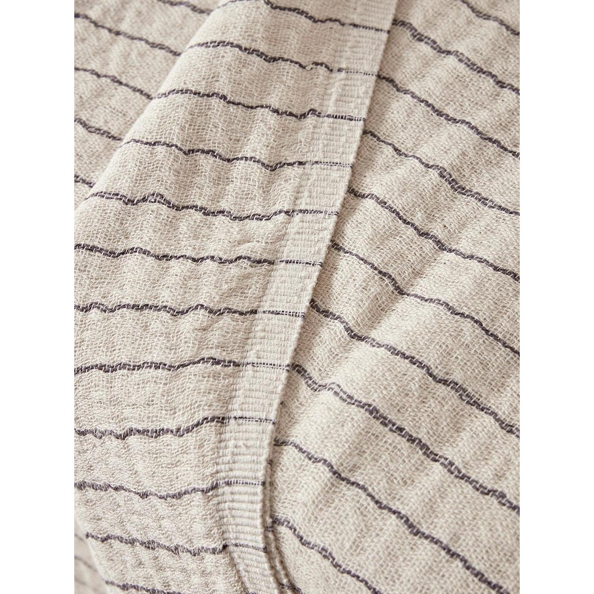 Black Pinstripe Throw – image 2