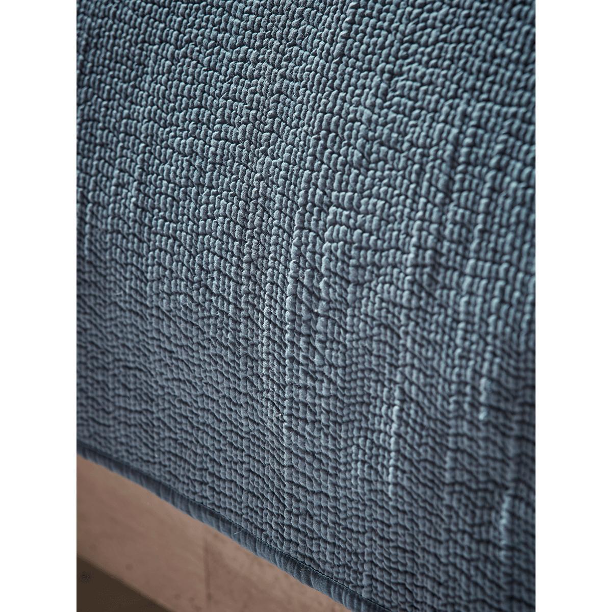Cotton Quilted Bedspread - Teal – image 2