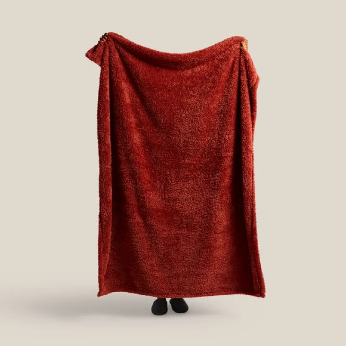 Teddy Bear Throw Teddy Rust Brown – image 5
