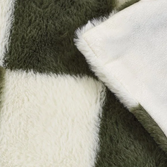 Cosy Soft Checkerboard Throw Blanket 130cm x 170cm – image 3