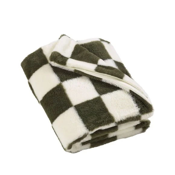 Cosy Soft Checkerboard Throw Blanket 130cm x 170cm – image 4