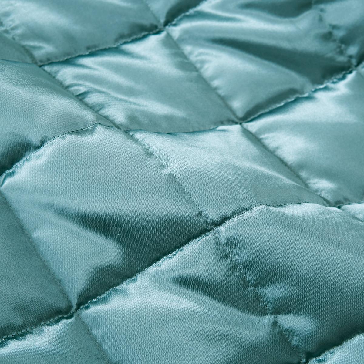 Nancy Duck-Egg Satin Quilted Bedspread Duck Egg (Blue) – image 4