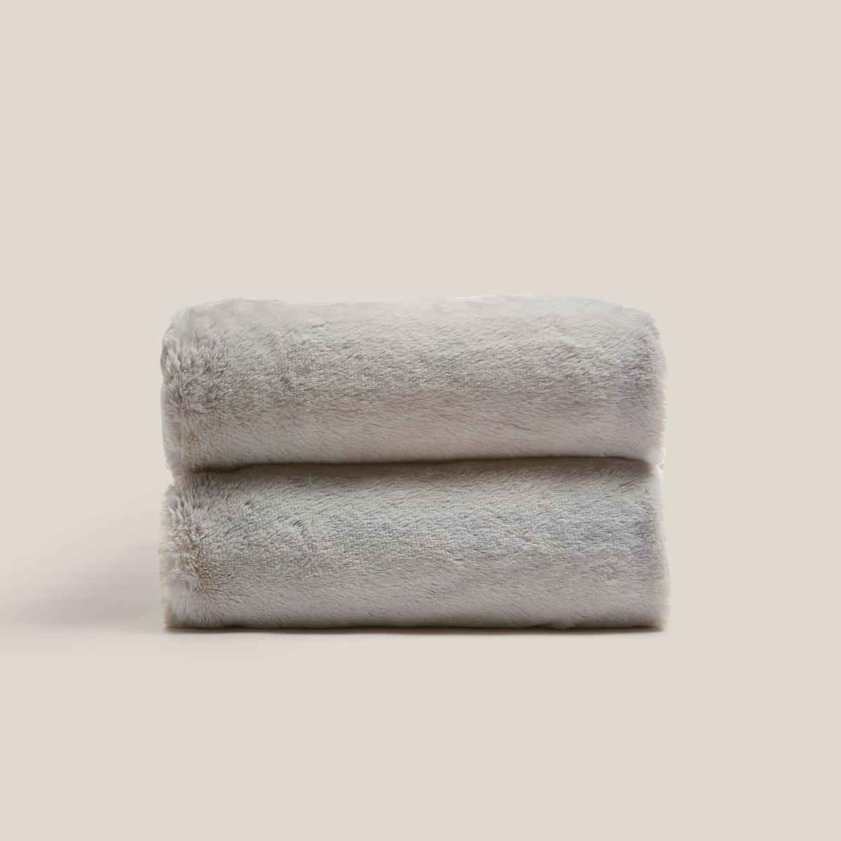 Lenon Plush Throw Grey – image 3