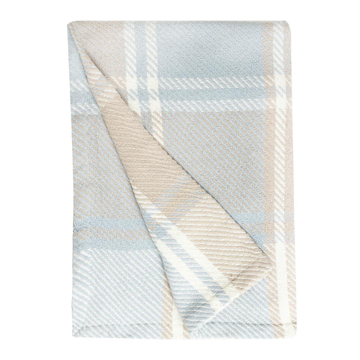 Carrie 130cm x 180cm Throw Duck Egg (Blue) – image 2