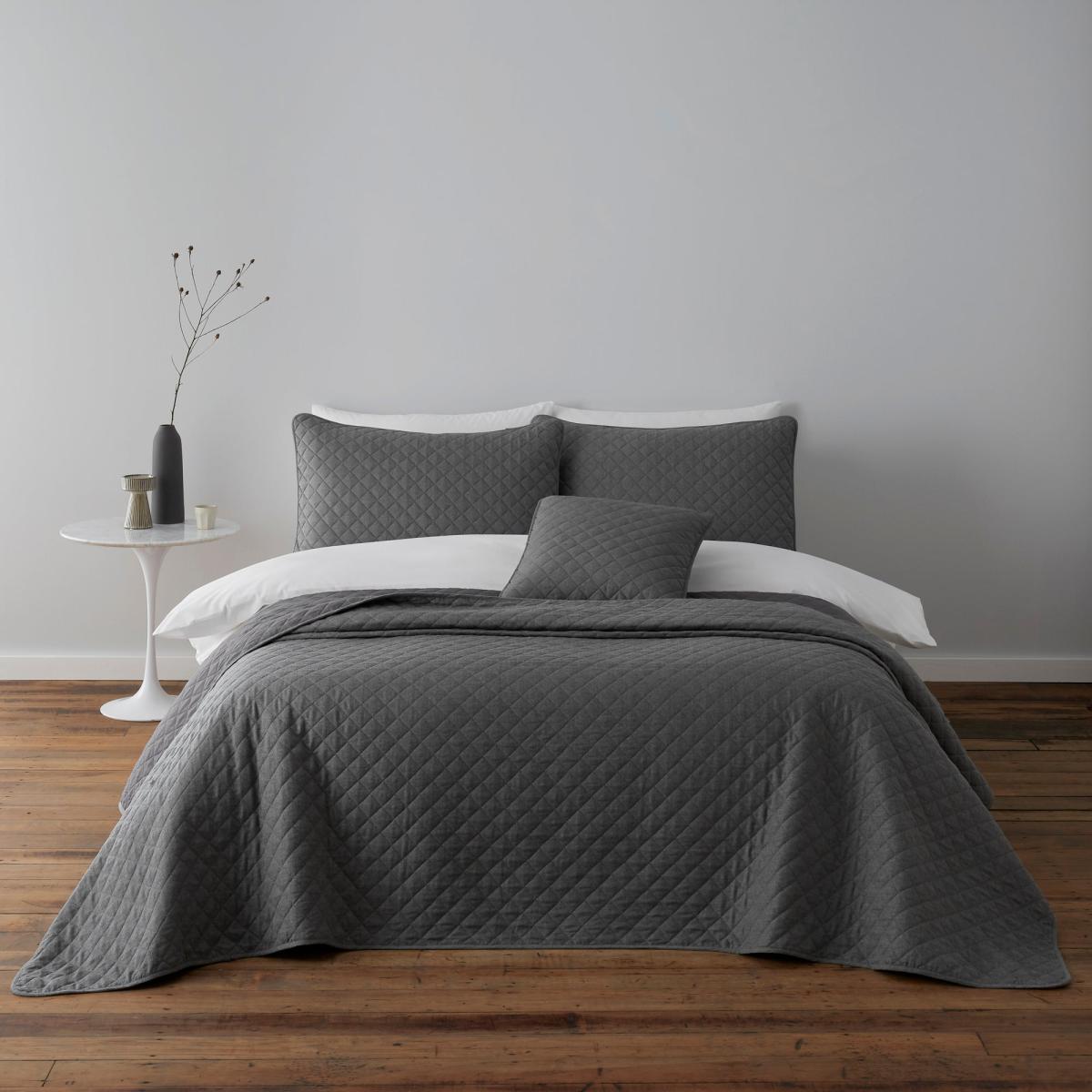 Jasper Grey Bedspread Grey – image 2