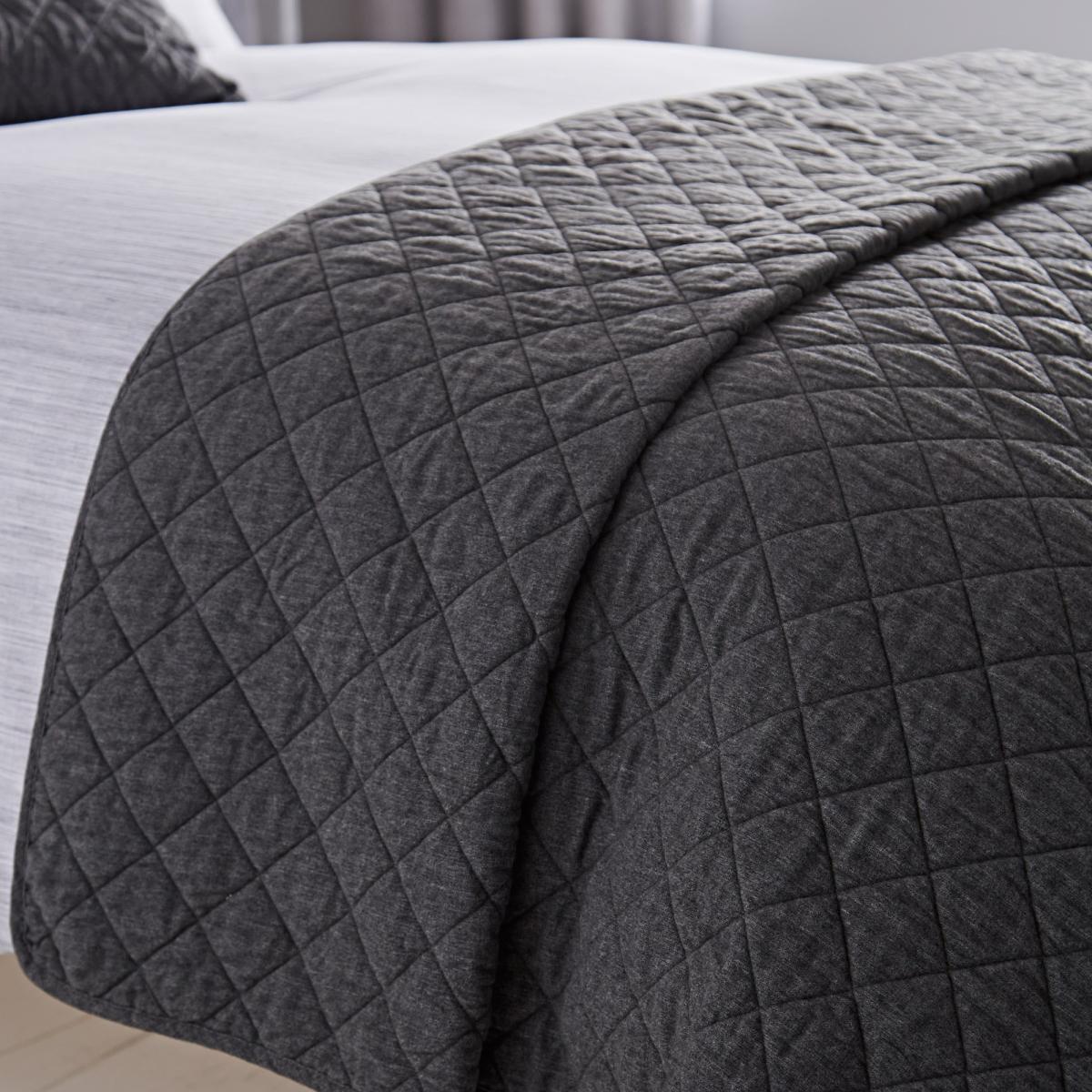 Jasper Grey Bedspread Grey – image 5