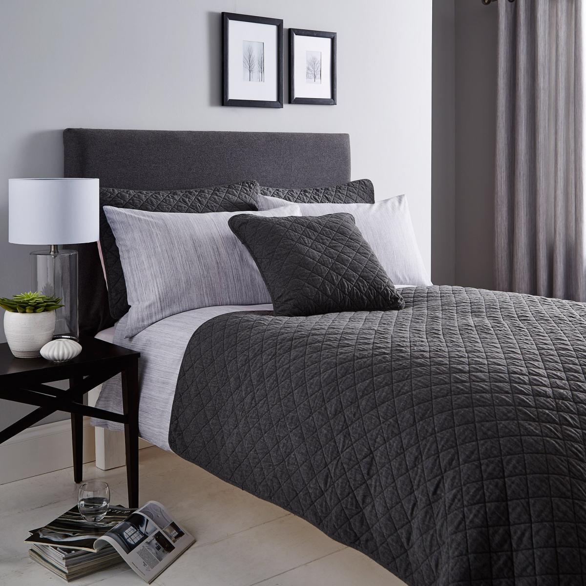 Jasper Grey Bedspread Grey – image 6