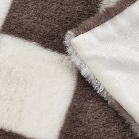 Cosy Soft Checkerboard Throw Blanket 130cm x 170cm – image 3