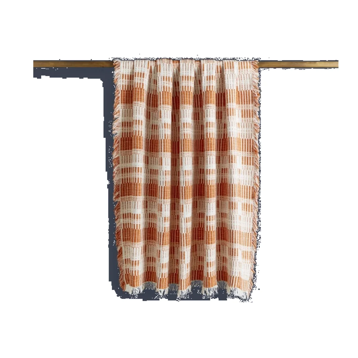 West Grid Throw Orange