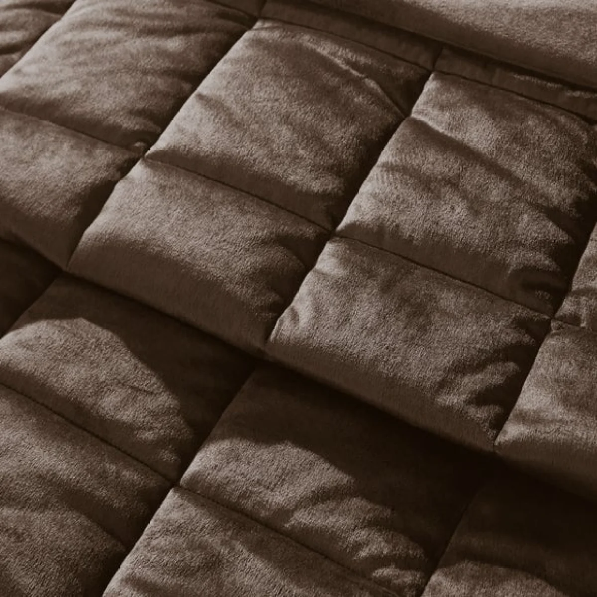 Catherine Lansfield Kingsley Matt Velvet Quilted Bedspread – image 2