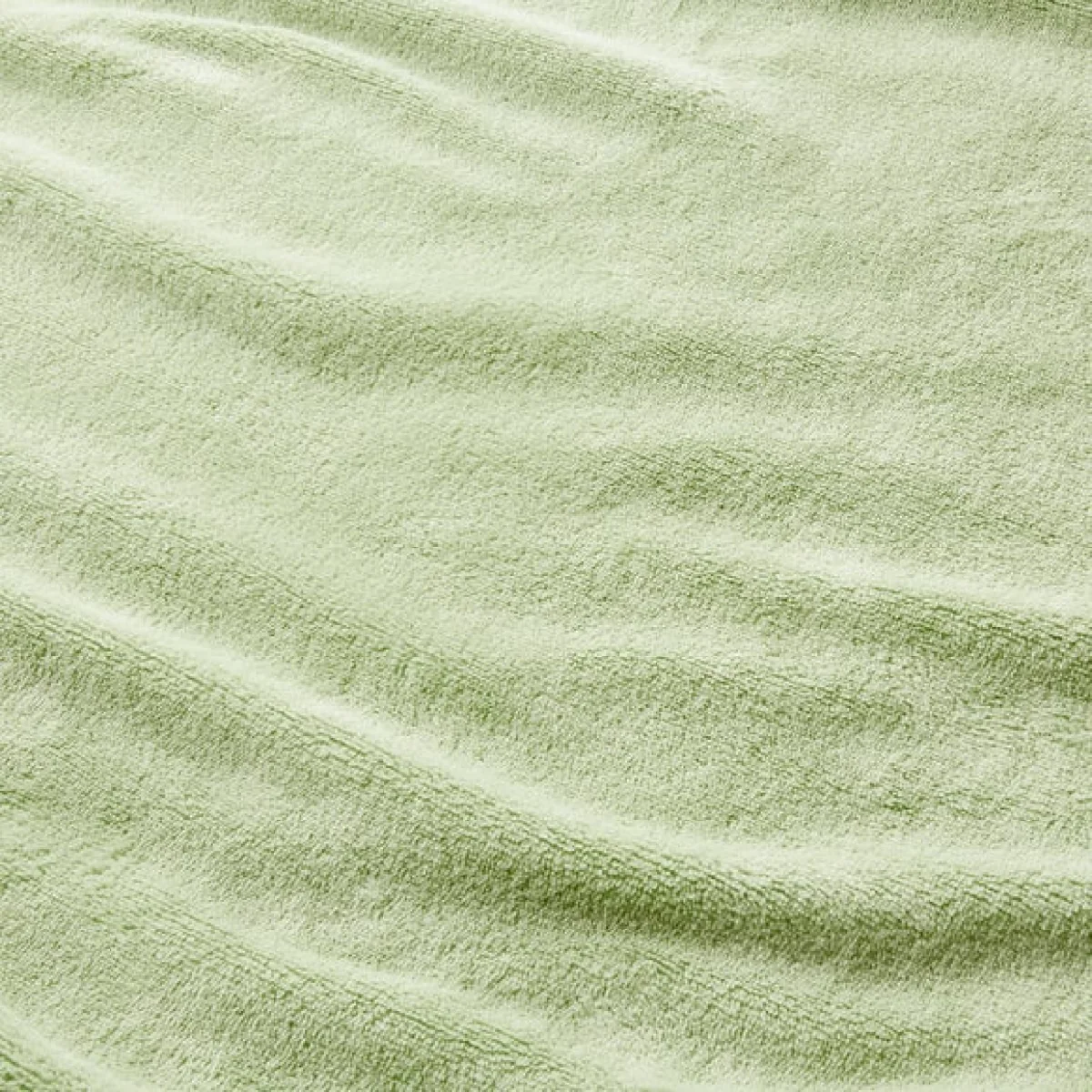 Soft Fleece 130cm x 170cm Throw Light Moss – image 3