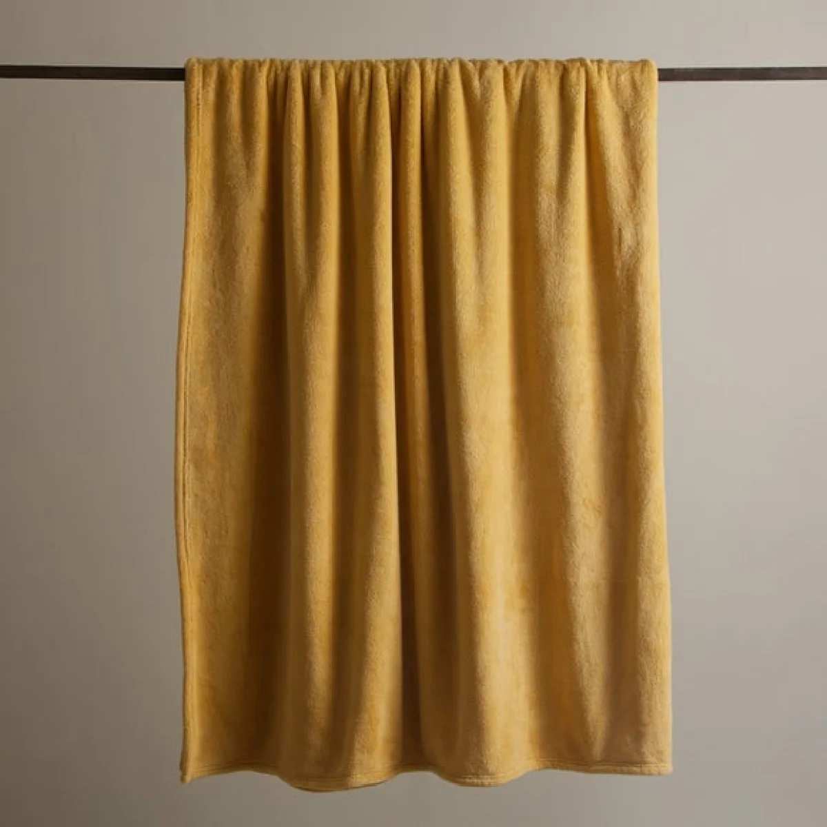 Seriously Soft Recycled Throw, 220x220cm Seriously Soft Ochre – image 1