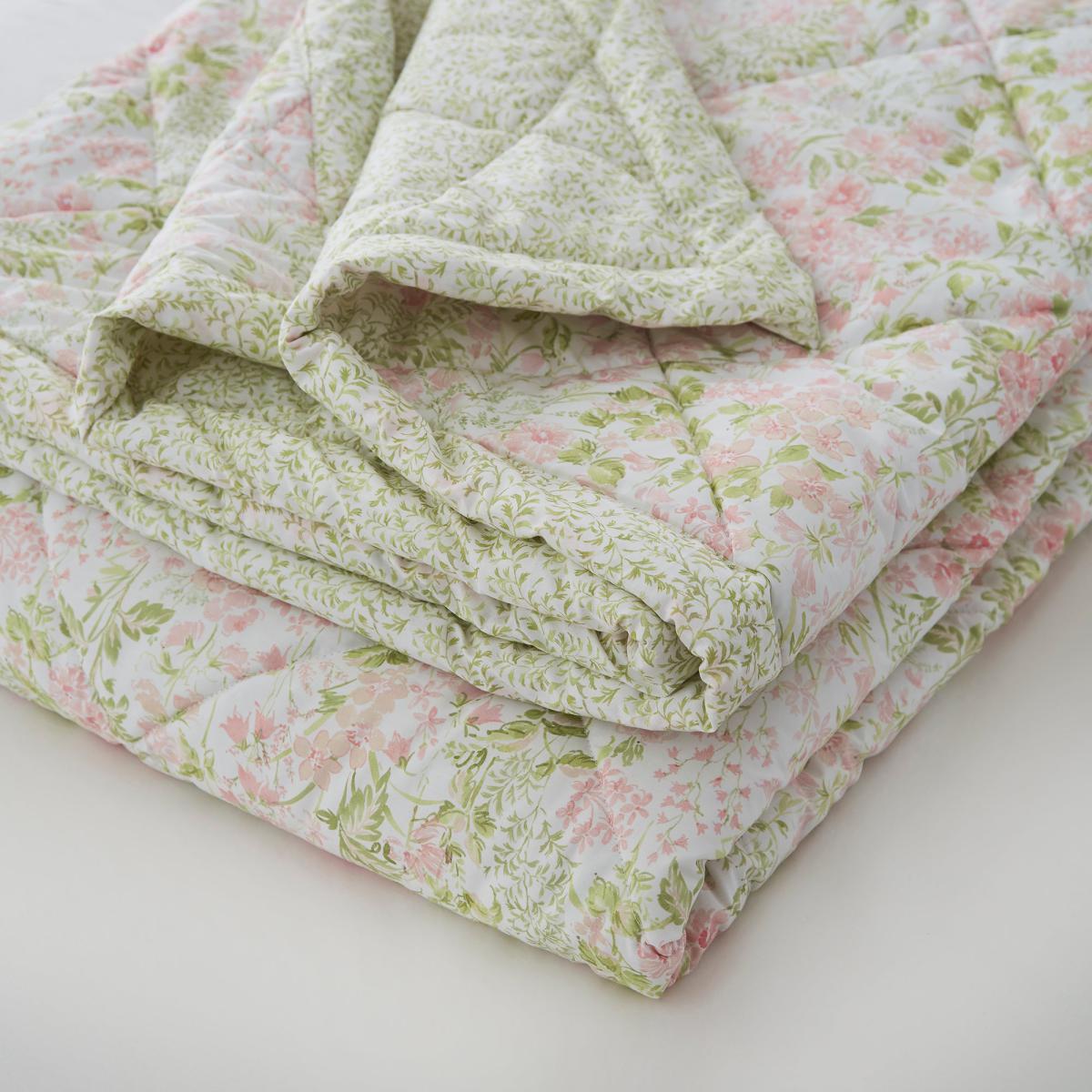 Dorma Darcy 100% Cotton Percale Bedspread Pink – image 2