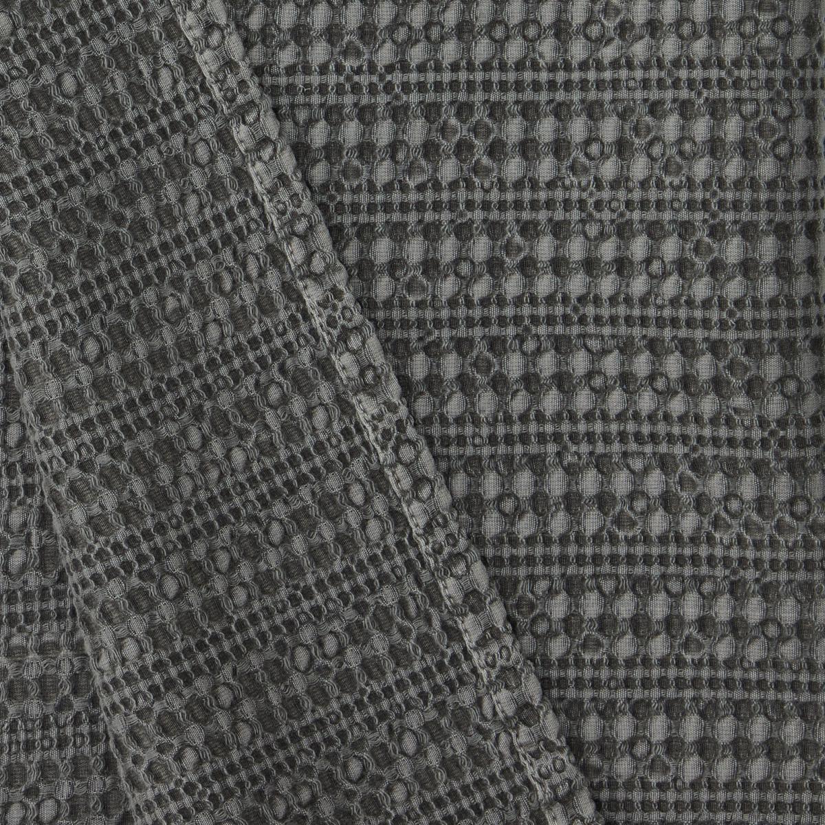 Steeple Grey Waffle Throw Grey – image 3