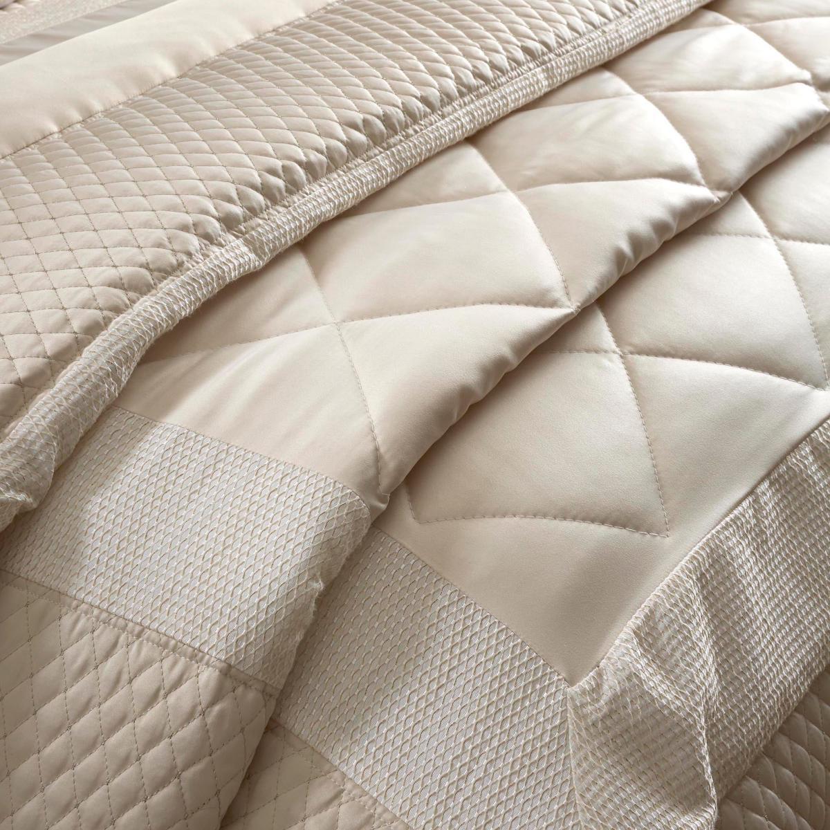 Bardot Cream Quilted Bedspread Cream – image 2