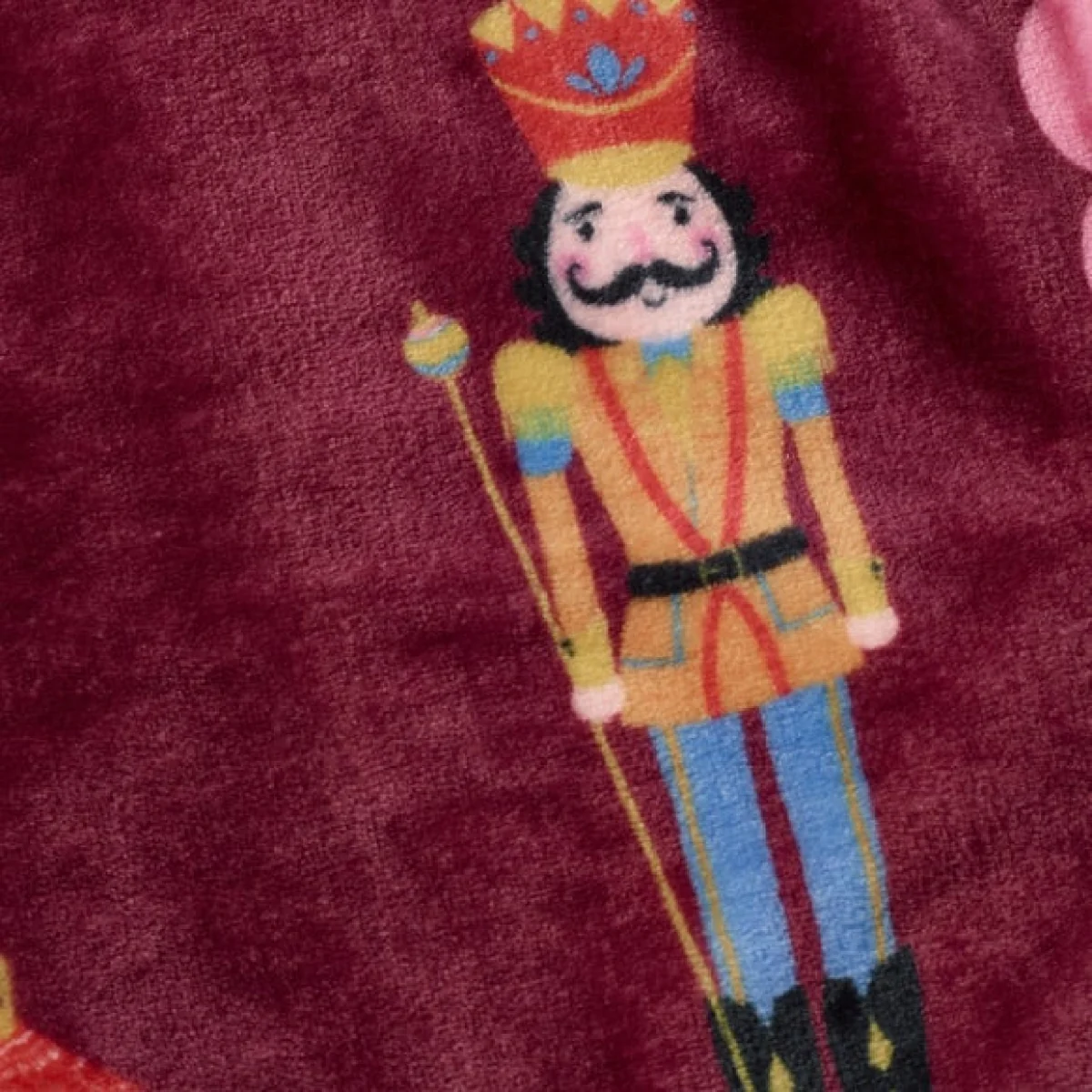 Catherine Lansfield Christmas Nutcracker Throw Blanket – image 2
