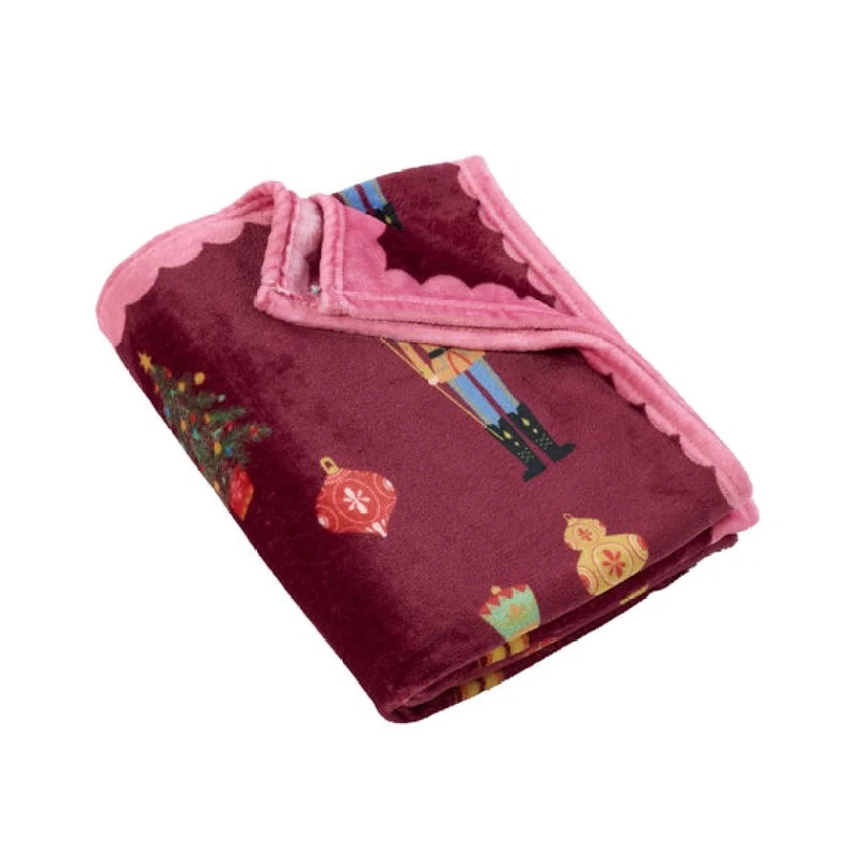 Catherine Lansfield Christmas Nutcracker Throw Blanket – image 4