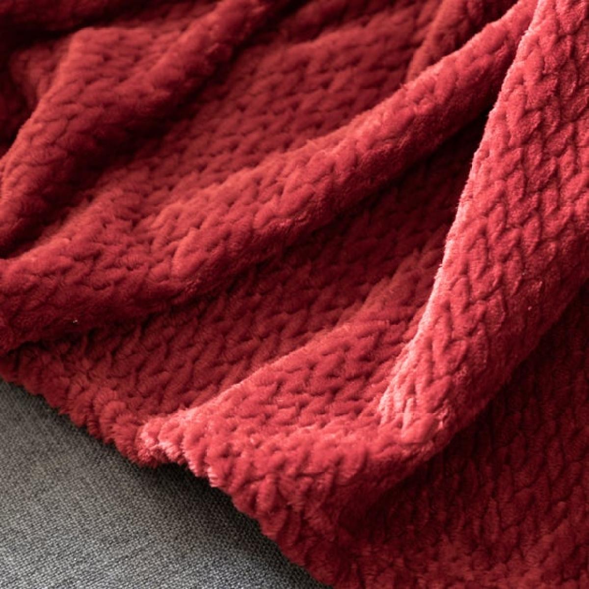 Forest Chevron Embossed Throw Blanket – image 2