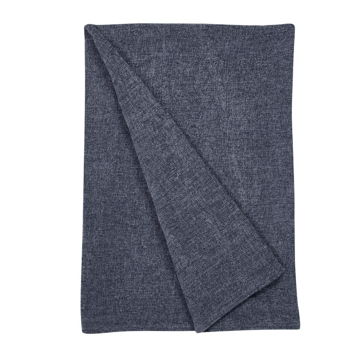 Chenille Denim Blue 200cm x 200cm Throw Denim (Blue) – image 2
