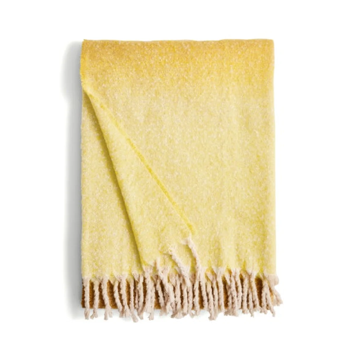 Ombre Mohair Throw 130x180cm Natural – image 5