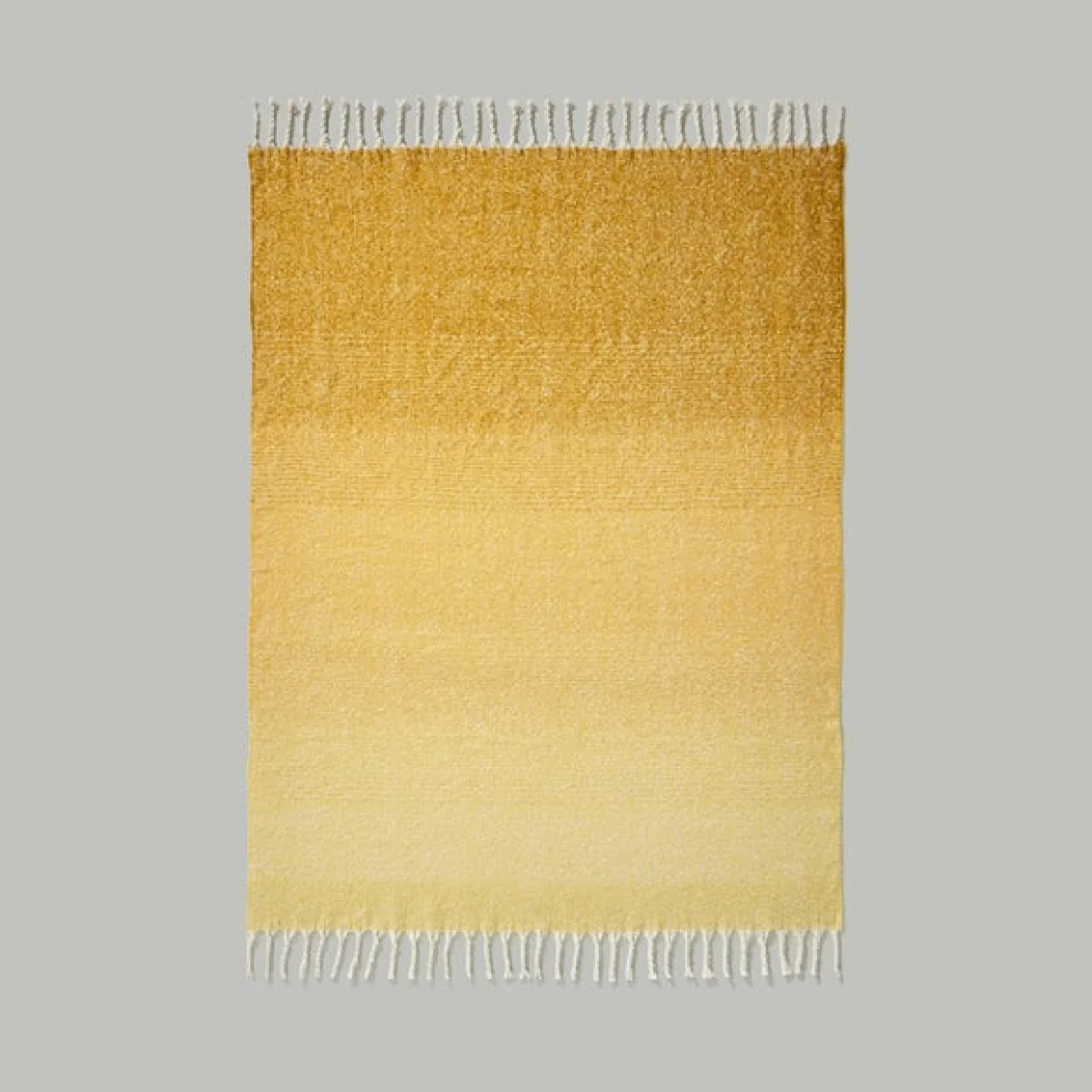 Ombre Mohair Throw 130x180cm Natural – image 7