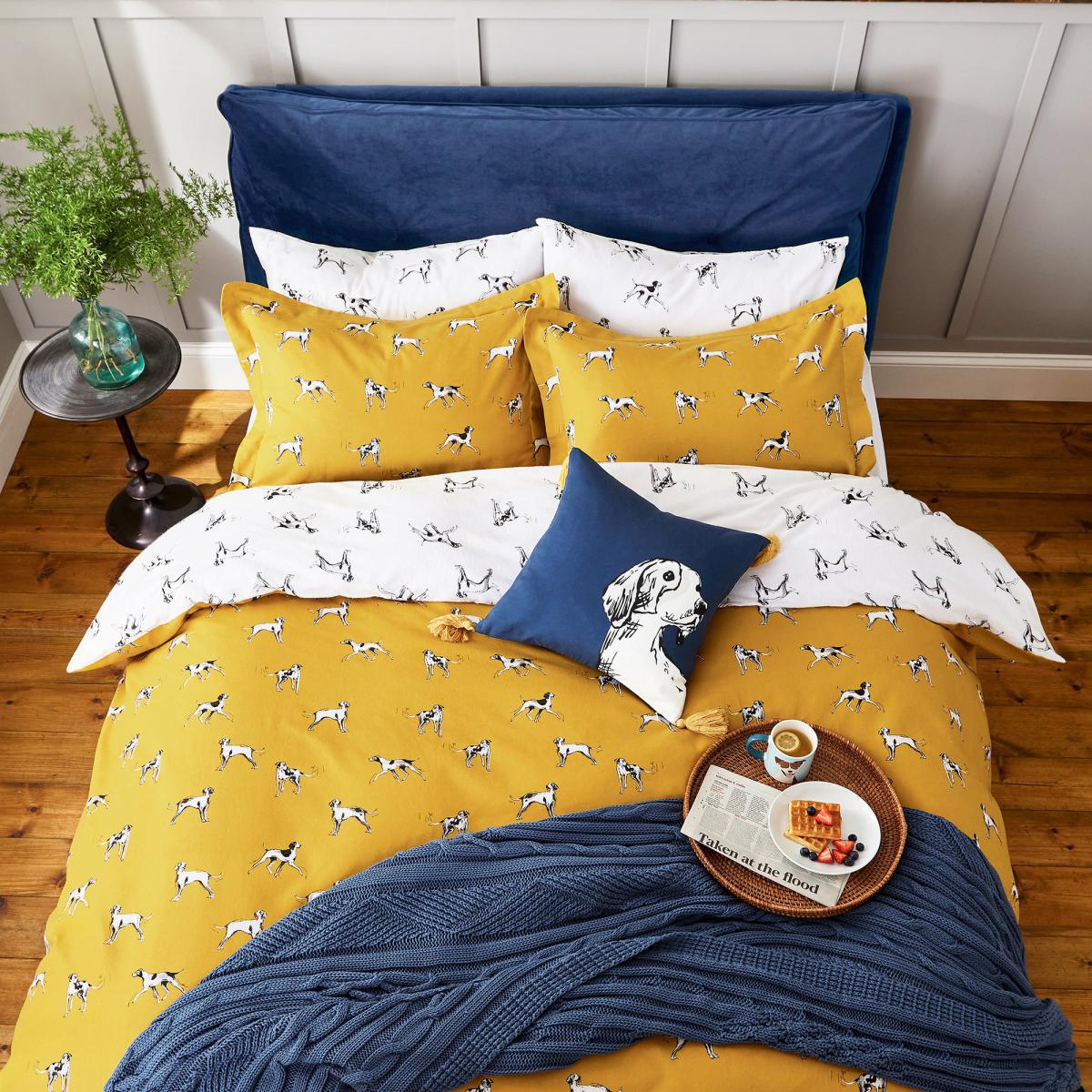 Joules Costal Cable Blue Throw Blue – image 3