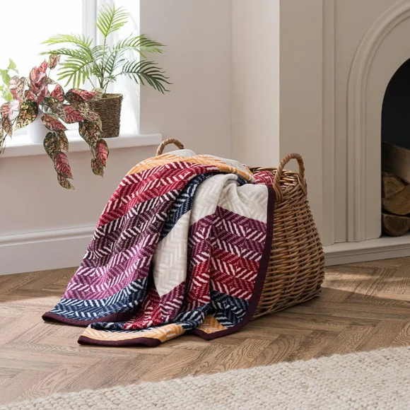Herringbone Throw Blanket – image 4