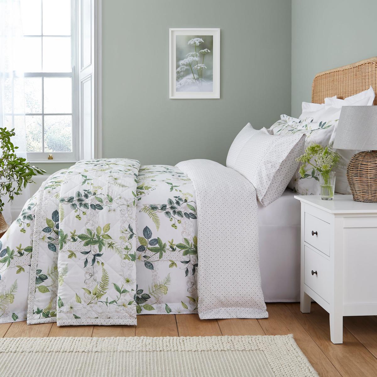 Dorma Botanical Garden 100% Cotton Bedspread MultiColoured – image 3