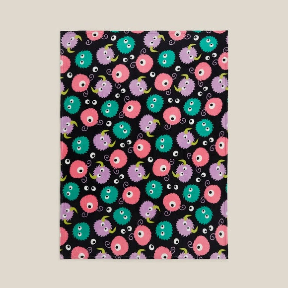 Rory the Monster Printed Fleece 170cm x 130cm Throw Blanket – image 3