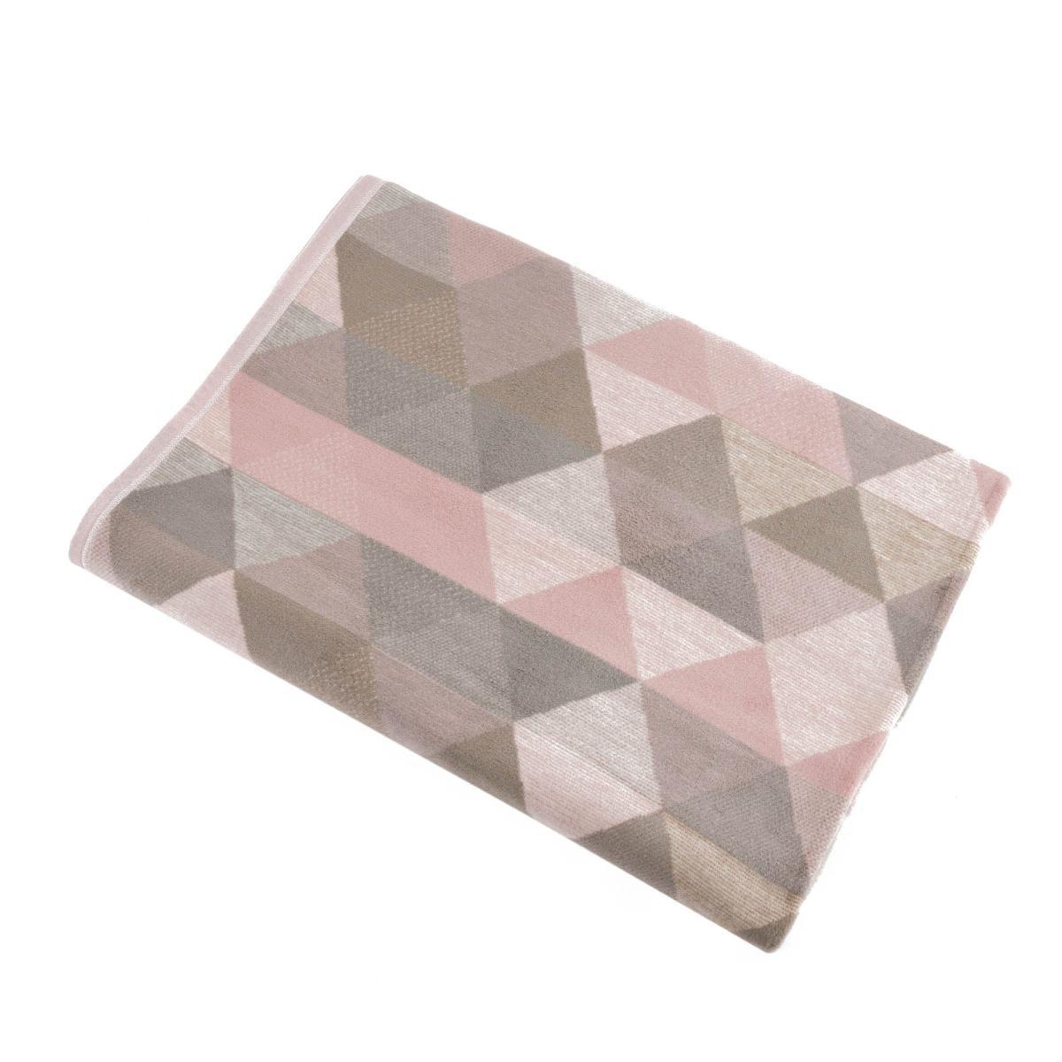 Thermosoft Pink Geo 150cm x 200cm Blanket Pink – image 4