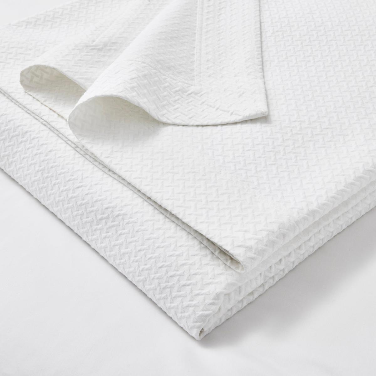 Dorma Purity Cardinham 100% Cotton White Throw White – image 2
