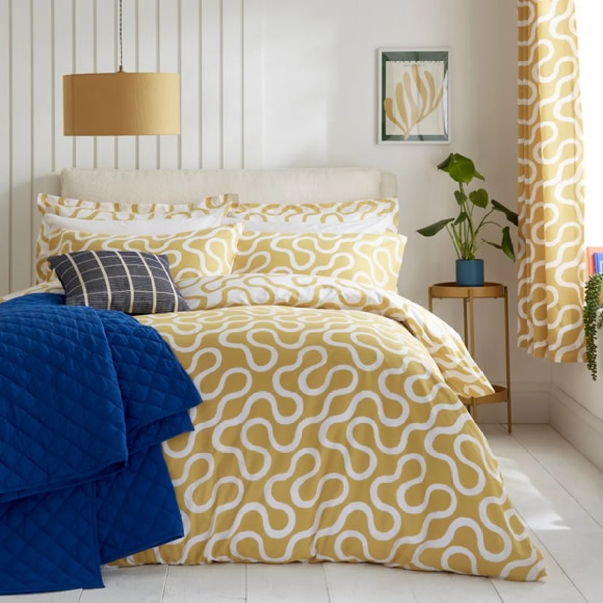 Parker Quilted Bedspread Classic Blue – image 2