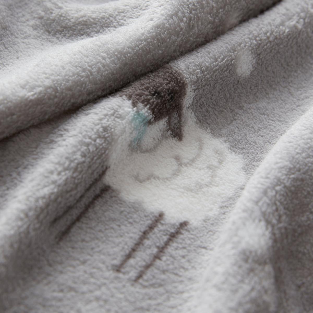 Sheep Fleece Throw Grey – image 4