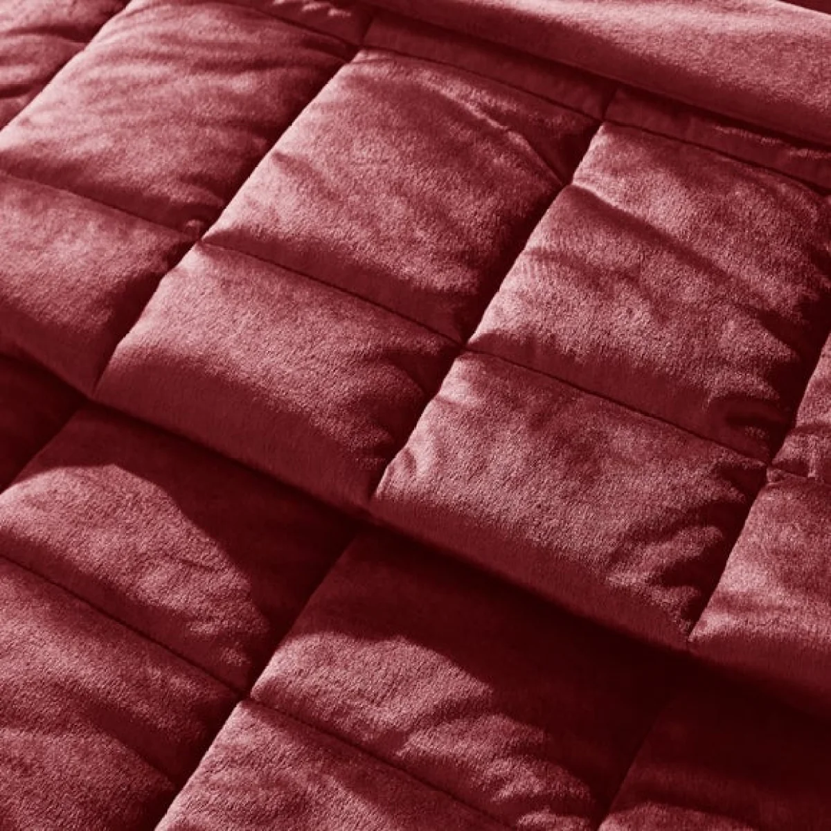 Catherine Lansfield Kingsley Matt Velvet Quilted Bedspread – image 2