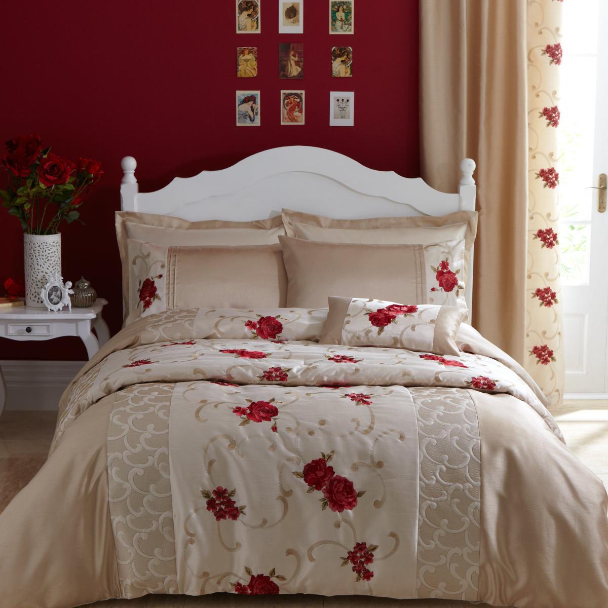 Juliet Red Bedspread Red & Brown – image 2