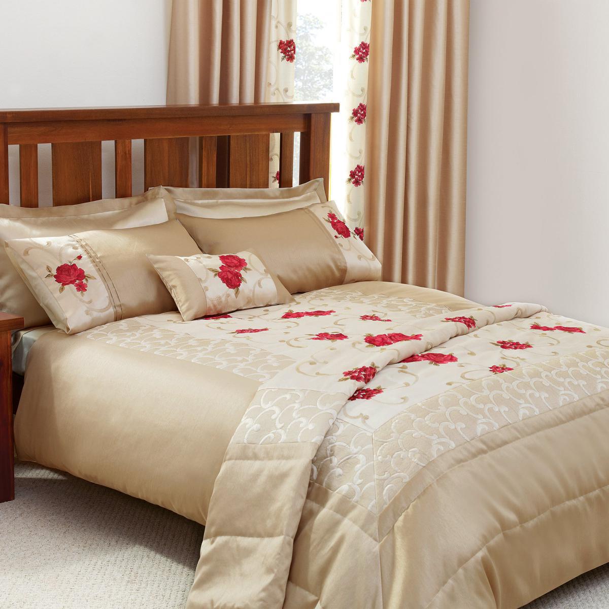 Juliet Red Bedspread Red & Brown – image 3