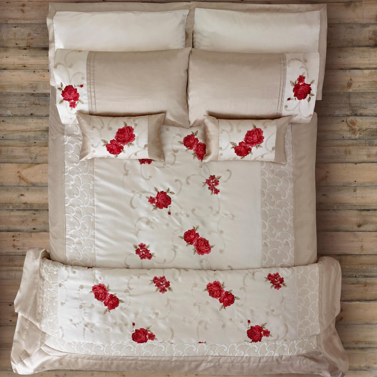 Juliet Red Bedspread Red & Brown – image 4